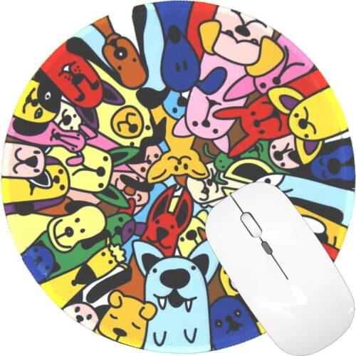New Cute Animals Arrival Universal Anti-Slip Mouse Pad Leather Gaming Mice Mat Desk Cushion Fashion Comfortable for Laptop Pc