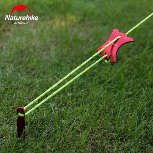 Naturehike Outdoor Camping Tent Accessories Tent Wind Rope Buckle 12m Tent Wind Rope Buckles Anti-slip Adjusting Tablet Tent Use