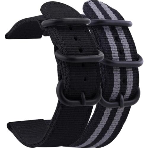 Nylon Canvas Wrist Strap For Xiaomi Huami Amazfit GTS Smart Watch Replaceable Sport Bands For Amazfit GTR 42MM 47MM Correa