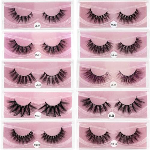 Wholesale Eyelashes 4/10/20/30/50/200/pcs 3D Mink Lashes Natural False Eyelash Makeup lashes Extension Bulk Wholesale lashes
