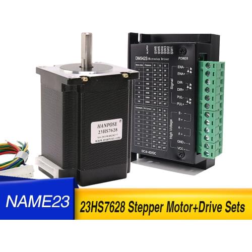 Nema 23 Stepper Motor 23HS7628 2.8A 189N.cm motor driver DM542S with 57 motor for 3D printer accessories