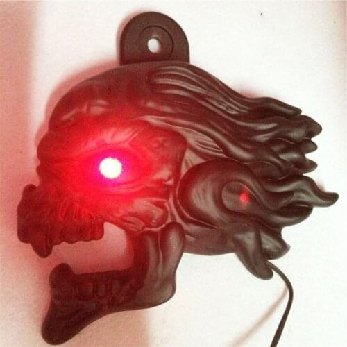 Aftermarket Free Shipping horn cover For 1992 and up Harley-Davidson with side mount "cowbell" and all V-rods with LED BK