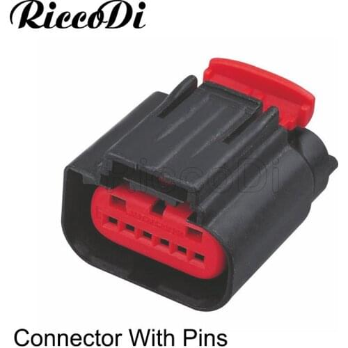 5Set Car Electronic Throttle Sensor Plug Connector Female DJ7061B-0.6-21 For Mazda 6 For Ford Focus Mondeo