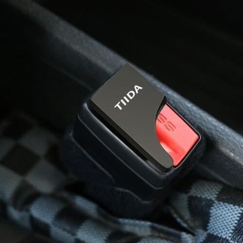 1PCS Hidden Car safety seat belt buckle clip For Nissan Tiida c11 Accessories