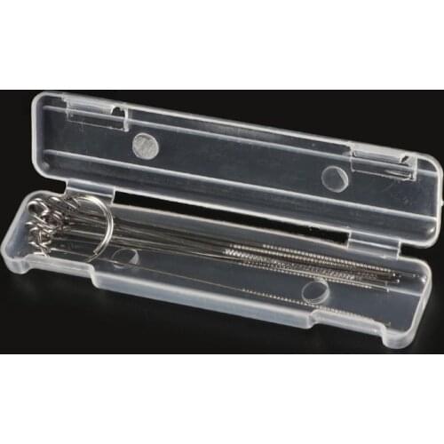 10pcs 0.6mm-1.3mm Guitar Nut Needle Files Nozzle Jet Gas Welding Tip Cleaner 16FA