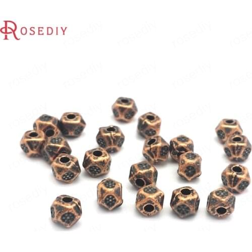 20532)200PCS 3x4MM Antique Style Zinc Alloy Faceted Spacer Beads Bracelet Beads Jewelry Findings Accessories