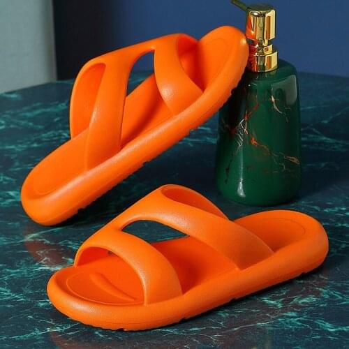 2021 Slippers Women Summer Home Bathroom Slides Non-Slip EVA Comfortable Couple Sandals Male Novelty Casual Beach Shoes hotsales