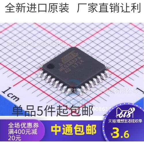 5/PCS NEW ATMEGA88PA-AU Single Chip Microcomputer MEGA88PA-AU Atmega88pa Chip Patch Tqfp32