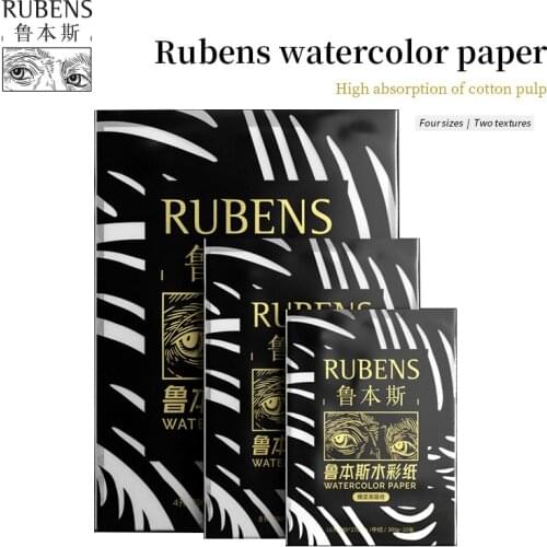 Paul Rubens Watercolor Paper 300gsm 20 Sheets 100% Cotton Watercolor Sketchbook Pad Aquarelle Sketch Painting for Art supplies