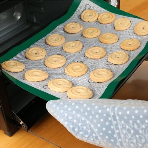 Non-Stick Macaron Silicone Baking Mat Non Stick Circle Macaroon Pad Sheet Kitchen Rolling Dough Mat Liner Baking Tool