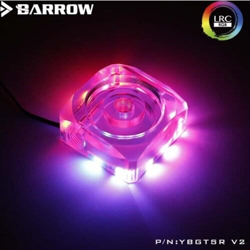 Barrow YBGTSR V2,Pump modify kit for DDC Expandable pump box, 5V Acrylic pump cover,for water cooler building