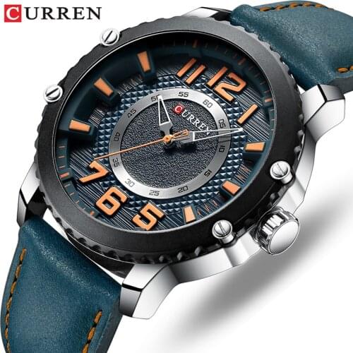 Curren Watch Men Top Brand Luxury Fashion Quartz Men’s Watch Leather Waterproof Sport Wristwatch Male Clock Relogio Masculino