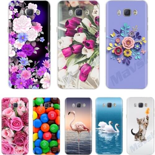 Phone Case For Samsung Galaxy J7 2016 Case J5 2016 J510F Cover Painted Silicone TPU Case For Coque Samsung J3 J5 J7 2016 Case