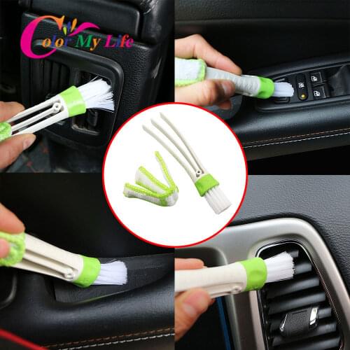 Color My Life Car Air Conditioner Outlet Window Cleaning Tool Multi-Purpose Brush for Toyota CHR C-HR 2016 - 2020 Accessories