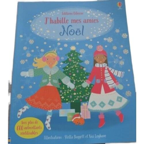 Parent Child Kids Toddler Baby French Book Girl Clothing Decorate Lovely Cute Picture Book Handmade Game Toys Book Age 3 up