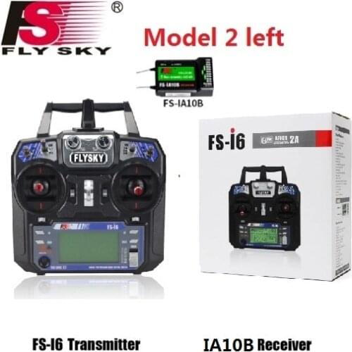 Flysky FS-i6 FS I6 2.4G 6ch RC Transmitter Controller IA10B/FS-iA6 / FS-iA6B Receiver for RC Quadcopter DIY Drone