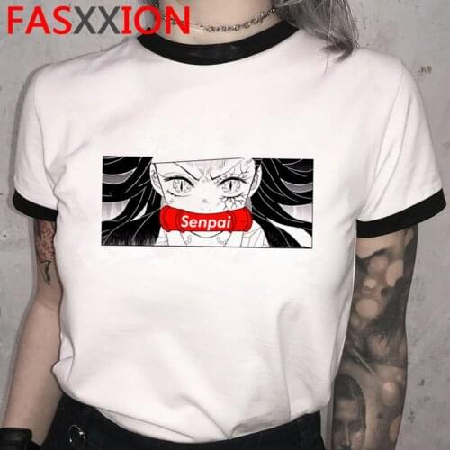 Demon Slayer Kimetsu No Yaiba t-shirt summer top men casual couple ulzzang streetwear harajuku kawaii clothes t shirt harajuku