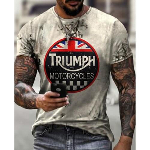 European and American Mens Summer T-shirt Fashion Street No. 6 3D Printed Beer Street Short Casual Sleeves Top