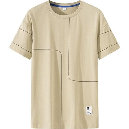 2021 Summer New Mens Short Sleeve T-Shirt Leisure Loose Large Size Popular Logo Day Tops Round Collars Short Sleeve T-Shirt Men