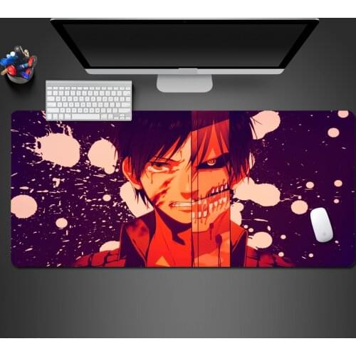 Cool Combination Animation Mouse Pad Warm Blood Game Mouse Pad Creative Wear-Resistant Durable Water Natural Rubber Game Pad