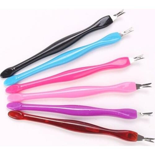 5pc Stainless Steel Cuticle Pusher Nail Art Fork Manicure Tool For Trim Dead Skin Fork Nipper Pusher Trimmer Cuticle Remover