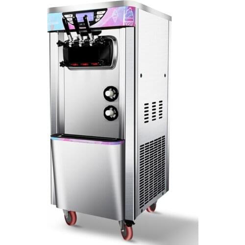 3 Flavors Soft Ice Cream Machine 2600W for Business With Free Shipping By Sea