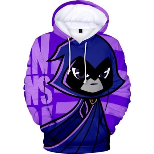 Anime Teen Titans Go 3D Printed Fashion Fall Winer Suit Hoodies Sportswear Hooded HIP HOP Women/Men The Hooded Kawaii Tops