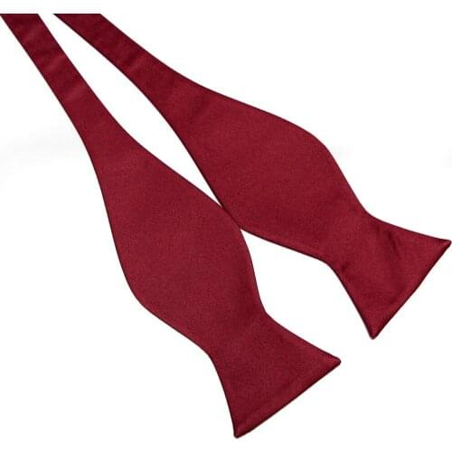2019 solid color bowties Self Tie knots Mens bow Ties butterfly necktie bowknot