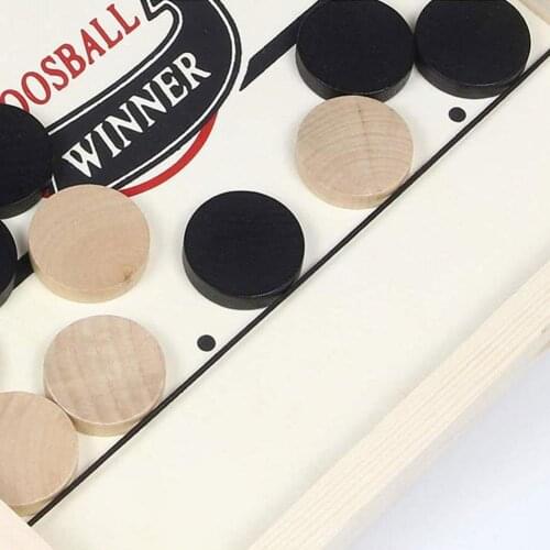 Desktop Play Chess Parent-child Interactive Chess Table Game Sling For Children Fast Game Foosball Board Hockey Toys Puck Z5M0