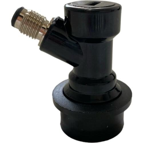New Bar Accessory Ball Lock Keg Black Quick Disconnects Kit - Liquid with 1/4"MFL Thread for brew keg