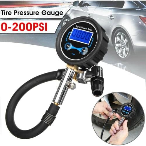 New High Quality Digital Car Truck Vehicle Air Tire Pressure Inflator Gauge LCD Dial Meter Test Car Tire Pressure Gauge Meter