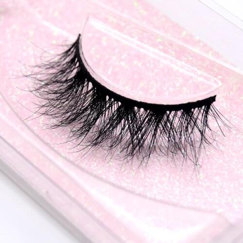 Visofree 3D Mink Lashes 8-14mm Natural False Eyelashes Dramatic Volume Fake Lashes Makeup Eyelash Extension Fake Eyelashes