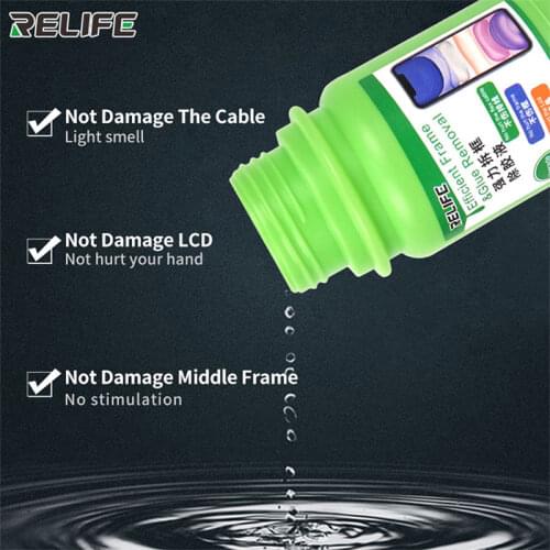 RL-518A Universal liquid for remove frame disassemble bracket stent glue liquid for iPhone huawei Samsung