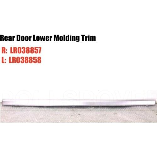 ROLLSROVER Silver Rear Door Molding Trim For Range Rover 2013-2015 OEM LR038858 LR038857