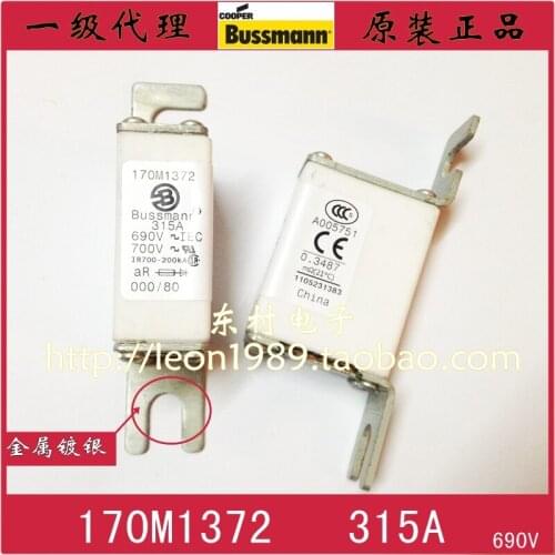 [SA]Genuine American Bussmann Fuses 170M1372 170M1372D 315A 690V fuse--5PCS/LOT