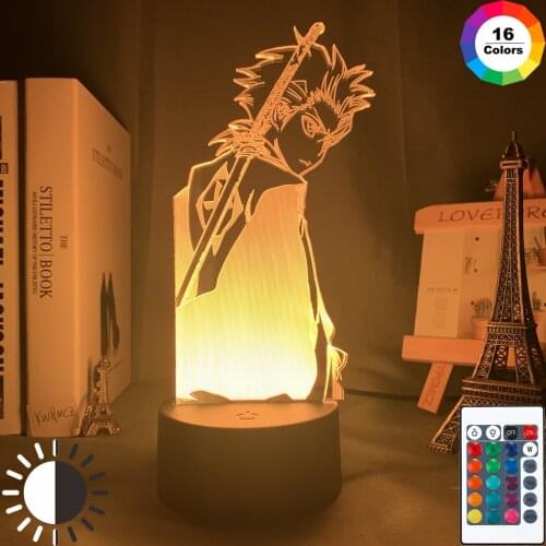 3d Lamp Anime Bleach Light for Bedroom Decoration Nightlight Cool Birthday Gift Acrylic Led Night Light Bleach