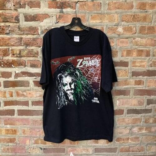 Vintage 90s ROB ZOMBIE Deadstock Parking Lot T Shirt Size Xlconcert band tee USA made White Zombie powerman 5000