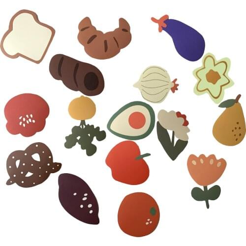 50Pcs South Korea ins simple stroke avocado tulip Stickers Graffiti Punk Waterproof Decal Laptop Motorcycle Luggage Snowboard