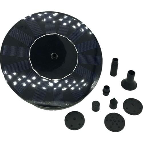 Water Soilless Culture SR160F1 Water Pump Solar Power DC 8V Submersible Circulating 140-200L/H Household Cycle Pump Low Pressure