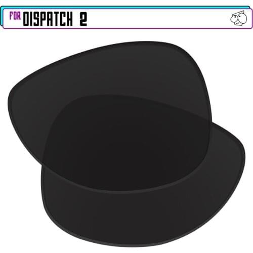EZReplace Replacement Lenses for - Oakley Dispatch 2 Sunglasses - Black