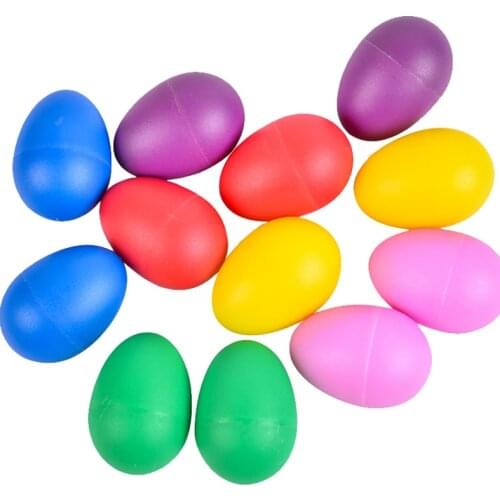 2Pcs Egg Shaker Maracas Musical Instrument Baby Kids Toys Boys Girls 13 24 Months Montessori Juguetes Educativos