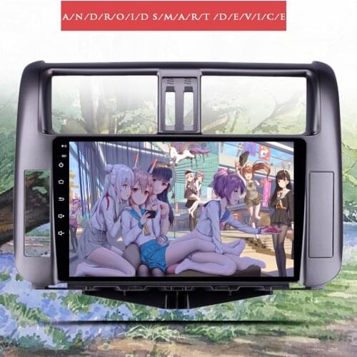 9" Android 10.0 in dash Autoradio Car radio pc tablet music video player with gps navi for Toyota Prado 150 auto screen