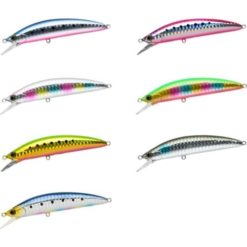90MM 28G Sinking Minnow Fishing Lure Artificial Bait Treble Hook Saltwater 3D Eyes Hard Bait Pike Bass Fishing Tackle