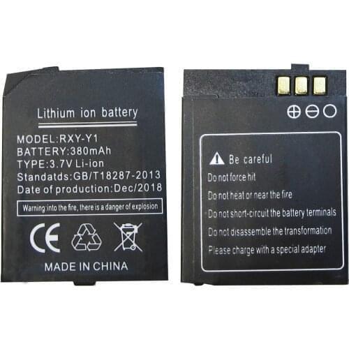OCTelect RYX-Y1 Smart Watch Battery Y1 Battery for Smart Watch Phone 380mAh Battery for Y1 Long Standby Standby Battery
