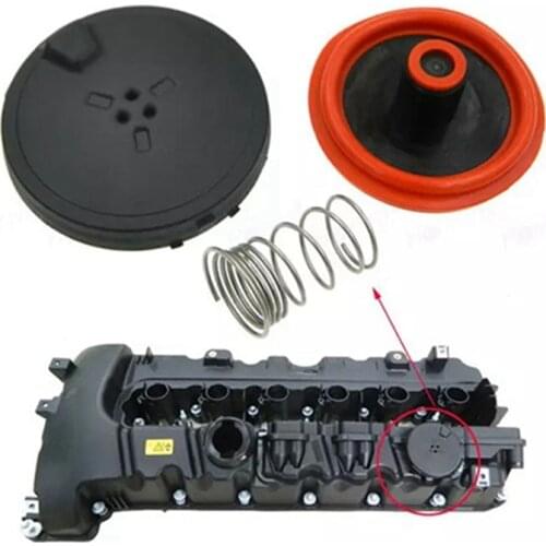 Car Engine PCV Valve Chamber Cover Repair Kit Valve Chamber Waste Valve Cover for BMW- E90 E91 E92 F10 F11 11127548196
