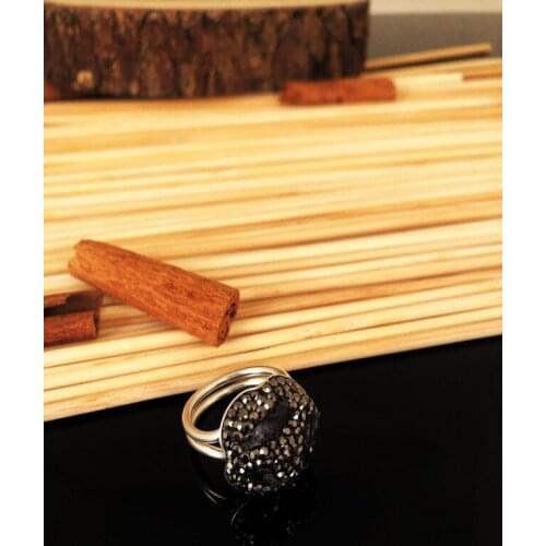 Dr stone natural stone handmade amethyst stone silver plated Anatole a 439391858