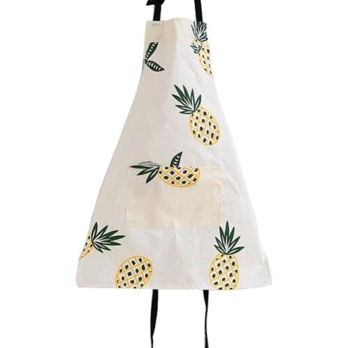 Cute Parent-child Pineapple Print Home Kitchen Baking Cooking Barbecue Apron Household Cleaning Tools
