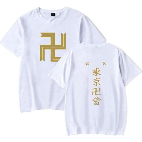 Summer Short Sleeve Tokyo Revengers Japan Top Tee Funny Hot Sale Printed T-Shirt Man and Woman