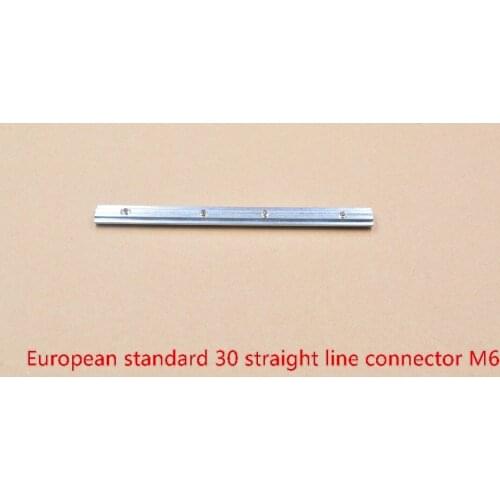 M6 line connector length 180mm width 16mm thickness 6mm zinc plated fastener for european standard 30 aluminum profile 1pcs