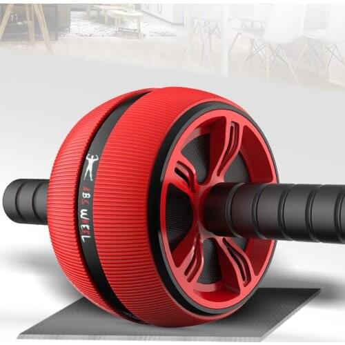 New ABS Abdominal Roller Exercise Wheel Fitness Equipment Mute Roller For Arms Back Belly Core Trainer Body Shape Trainin